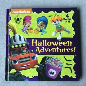 Halloween Adventures! ~ 4 Books In 1 ~ Paw Patrol Shimmer and Shine Blaze